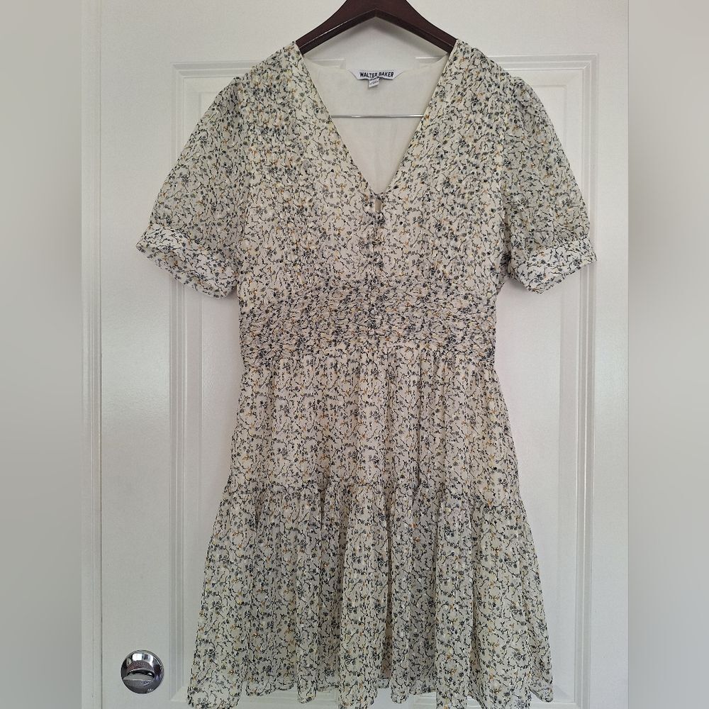 Walter Baker Tropical Floral Mini Dress  ‎    Size 4